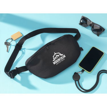 Logotrade promotional giveaway image of: Huckle Belt Bag GRS RPET waist bag